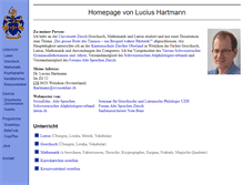 Tablet Screenshot of lucius-hartmann.ch